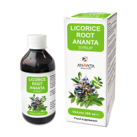 Licorice root herbal syrup