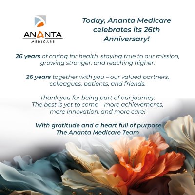 Today, Ananta Medicare celebrates its 26th Anniversary!